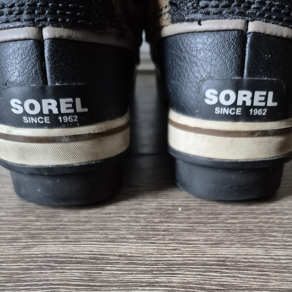 Sorel Joan of Arctic waterproof boots Size 8 Navy cream brown - Picture 6 of 6